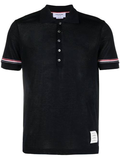 Logo polo shirt THOM BROWNE | MJP193AJ0129415